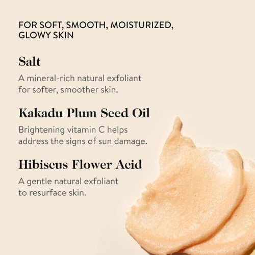 Goop Beauty Microderm Body Polish Exfoliating Scrub & Foaming Cleanser For Glowing Skin Salts & Kakadu Plum Seed Oil For Hydration Inspired By Microdermabrasion 6 Fl Oz