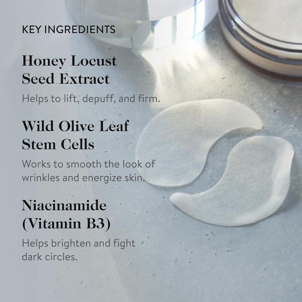 Goop Beauty Eye Masks For Puffy Eyes Under Eye Patches For Dark Circles Veocel Lyocell Masks In Niacinamid Serum Improves Crows Feet Fine Lines & Wrinkles Paraben & Silicone 30-Pack