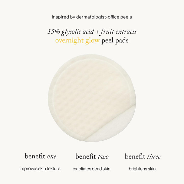 Goop Beauty 15% Glycolic Acid Exfoliating Pads Inspired By A Professional Chemical Peel Refines & Retexturizes For Glowing Skin Paraben And Silicone 4 Pack