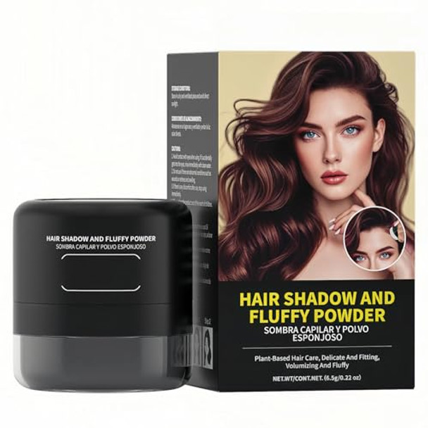 Gowwim Volumizing Powder Long-Lasting Voluminous Styling All-Day Fluffy Hair And A Perfect Hairline Oil-Controlling And Gentle Suitable For All Hair Types Black 6.5G