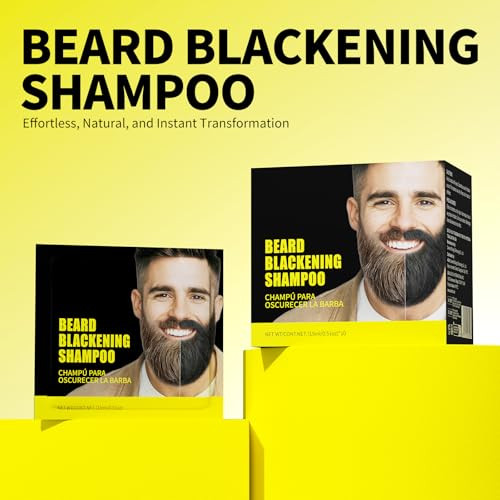 Gowwim Beard Blackening Shampoo For Men 10X15Ml