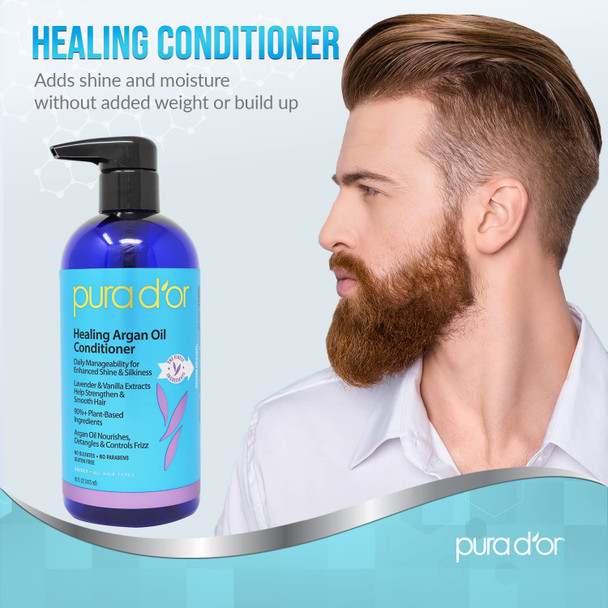 Pura d'or: Premium Organic Conditioner (16 fl. oz.)