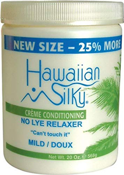 Hawaiian Silky No-Lye 20Oz [Mild] (Pack Of 4)