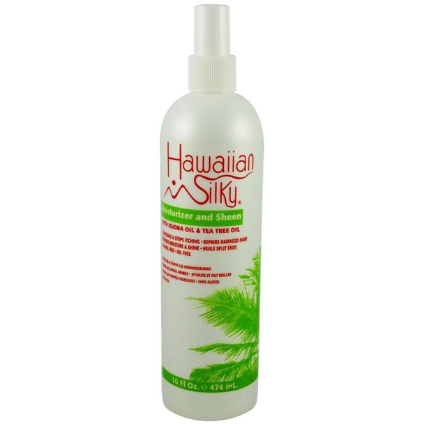 Hawaiian Silky Moisturizing And Sheen Spray White 16 Fl Ounce