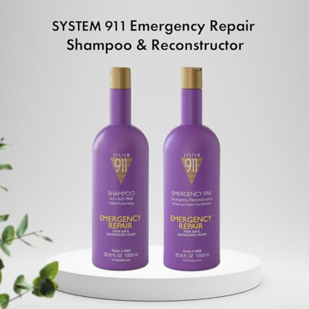 Hayashi 911 Shampoo 1000 Ml And 911 Emergency Pack 1000 Ml Combo Package