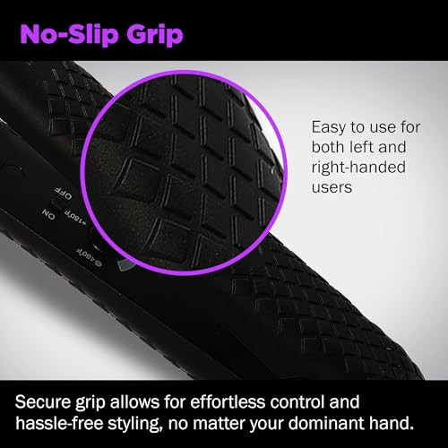 Herstyler Forever Straightening Flat Iron - Travel Friendly Dual Voltage Flat Iron 1.25 Inch - Ceramic Hair Straightener For Silken Hair - Negative Ion Technology To Fight Frizz