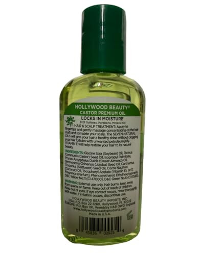 Hollywood Beauty Castor Oil 2 Oz (Pack Of 12)