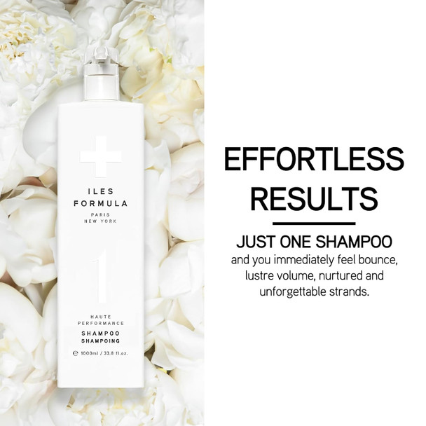 Iles Formula Shampoo For Dry Damaged Frizzy Or Color Treated Hair - Hydrating Sulfate Shampoo – Salon Grade Color Safe Moisturizing Formula That Controls Humidity & Boosts Shine