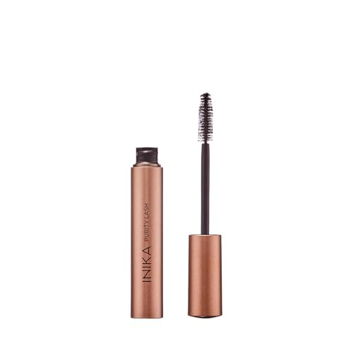 Inika Organic Purity Lash Mascara Organic & 100% Natural Sensitive Eye Lash Nourishing Long Lasting Non-Clumping Formula. Black