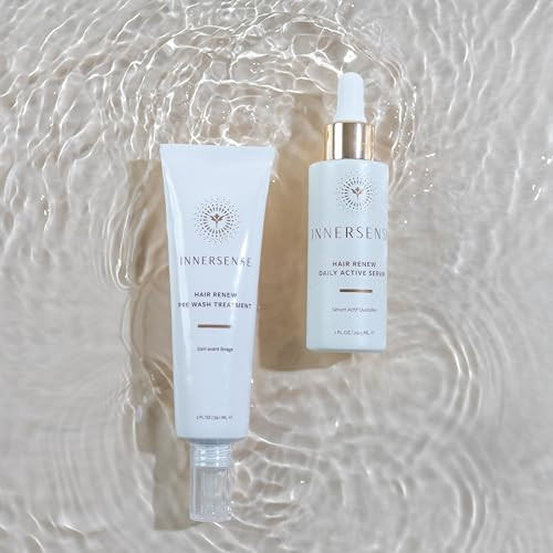 Innersense - Re Scalp Treatment Duo Pre-Wash Treatment (2 Oz) + Daily Active Serum (1 Oz) Purify Nourish Soothe For Women & Men Non-Toxic Cruelty- Clean Haircare