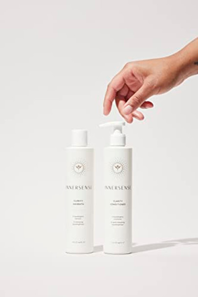 Innersense Organic Beauty - Natural Clear + Calm Hypoallergenic Clarity Hairbath + Conditioner Duo Non-Toxic Cruelty- Haircare (10 Fl Oz 295 Ml)