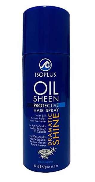 Isoplus Oil Sheen Hairspray Regular 2 Ozpack Of 3
