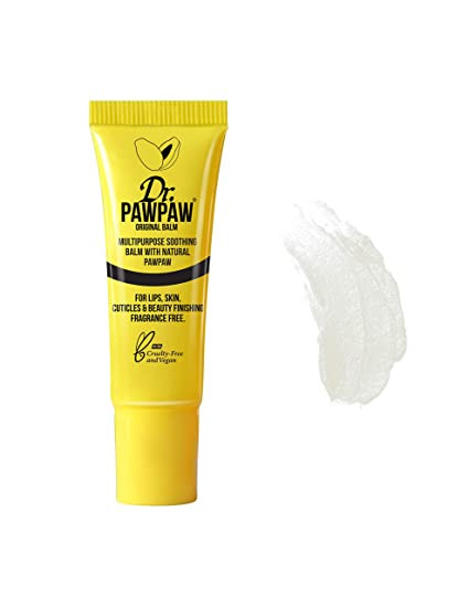 Dr. PAWPAW - Original Clear Balm, Multi-Purpose, No Fragrance Balm, For Lips, Skin, Hair, Cuticles, Nails, and Beauty Finishing (10 ml) (Original, 1 Pack)