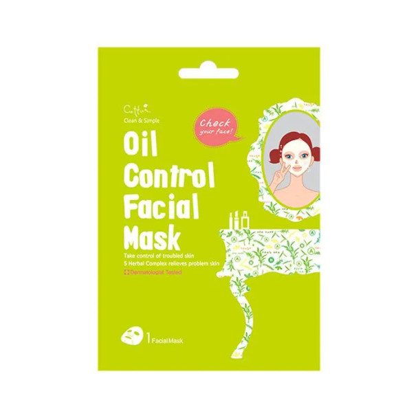 Cettua Clean & Simple Oil Control Facial Mask 1's