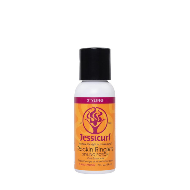 Jessicurl Rockin' Ringlets Styling Potion No Fragrance Added 8 Fl Oz. Curl Enhancer With Flaxseed Extract Curl Defining Styler For Curly Hair And Frizz Control