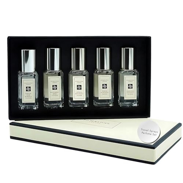 Jo Malone Cologne For Men And Women – Fragrance Variety 5 Piece Mini Set (0.30 Oz Each)