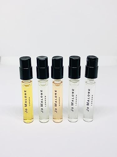Jo Malone Set 5 London Fragrance Sample Vials Different Scent 0.05Oz/ 1.5Ml Each. Set Intense