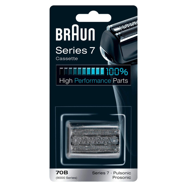 Braun Replacement Shaver 70B Black, Compatible with Series 7Razors
