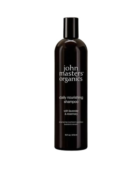 John Masters Organics Daily Nourishing Shampoo With Lavender & Rosemary Usda Organic Purify Scalp Sulfate Clean Haircare 16 Oz.