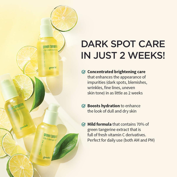 Goodal Green Tangerine Vitamin C Dark Spot Facial Serum+ (1.0 Ounce)