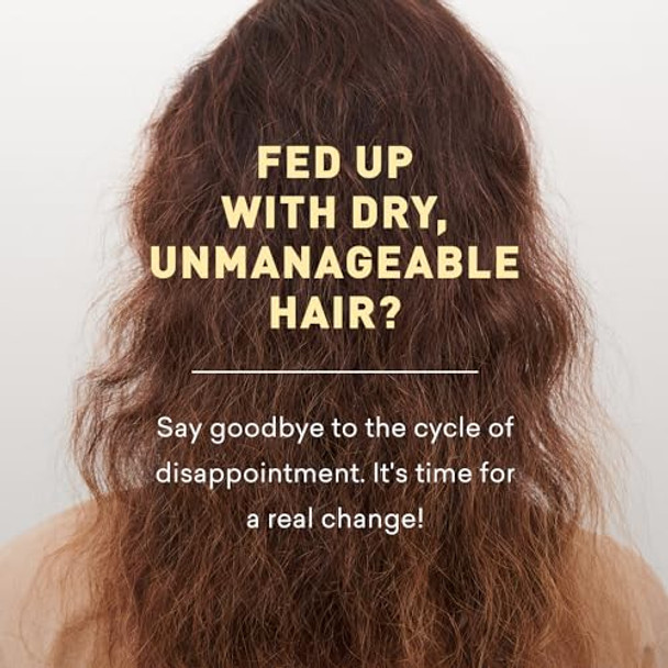 Just Nutritive Extreme Dry Hair Conditioner Natural Care For All Hair Types Restoring Cleanser For Extremely Dry And Damaged Hair Hydrating Treatment For Men And Women 16 Fl Oz