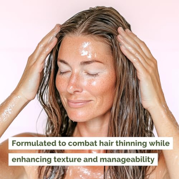 Just Nutritive Onion & Rosemary Conditioner For Hair Growth Hair Loss Oil Control Thickening Silicone- Enriched With Red Onion Oil Rosemary Oil For Fuller Voluminous Hair - 16 Fl Oz