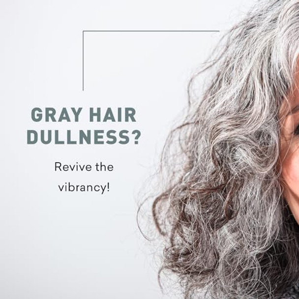 Just Nutritive Gray Hair Shampoo Gray Hair Treatment Just Natural Hair Care Natural Shampoo 16 Oz
