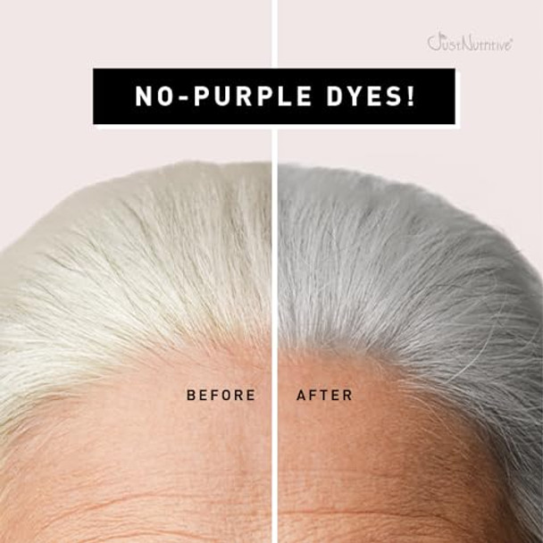 Just Nutritive Gray Hair Shampoo Gray Hair Treatment Just Natural Hair Care Natural Shampoo 16 Oz