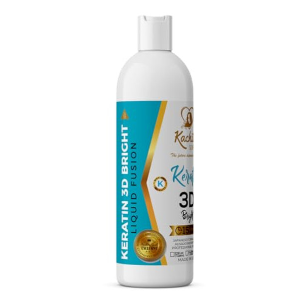 Kachita Spell Kit Brazilian 3D Hight Bright Kachita Spell Keratin Hair Blowout Treatment + Shampoo Clarify Professional Results Straighten And Smooth Hair Made In Usa