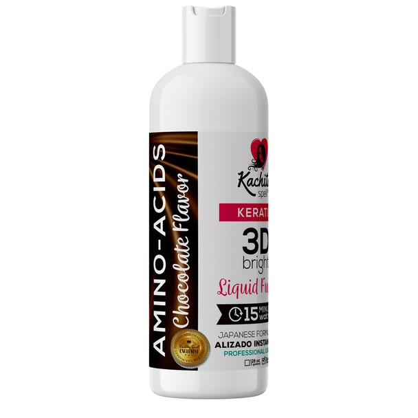 Kachita Spell Brazilian Keratin Treatment Hair Straighteners Improved Formula 3D Hight Bright Kachita Spell Made In Usa (32 Floz)