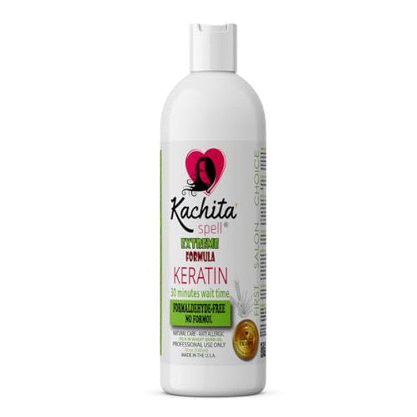 Kachita Spell Brazilian Keratin Treatment Alisado De Keratina Formaldehyde 16 Fl Oz / 473 Ml Made In Usa