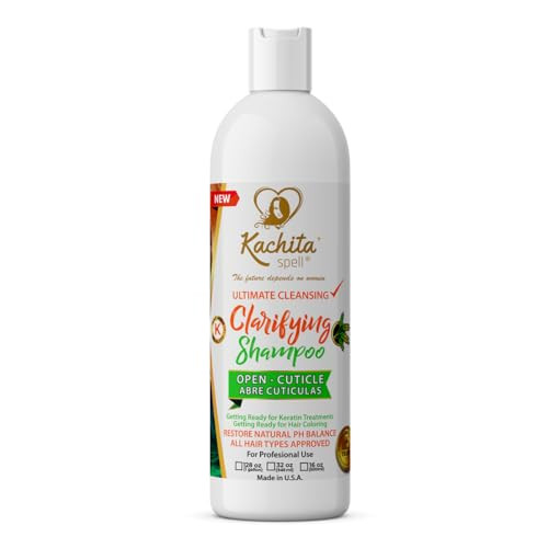 Kachita Spell Brazilian Keratin Hair Blowout Treatment Kachita Spell Professional Results Straighten And Smooth Hair + Shampoo Clarify