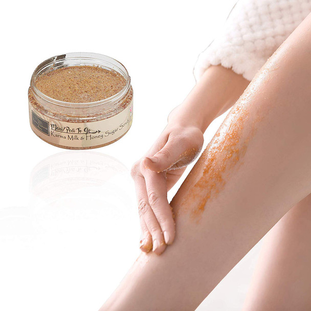 Karma Organic Natural Sugar Scrub-Cruelty- Exfoliating Scrub For Women