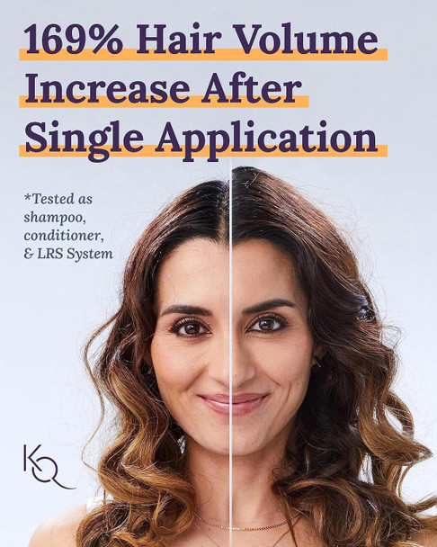 Keranique Hair Products Set For Thinning Hair - Volumizing Shampoo Conditioner Follicle Booster Serum Spray For Fine Texture Boost And Keratin Repair For Women