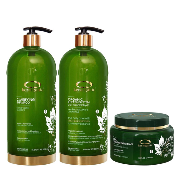 Organic Keratin System Premium Set 500Ml/16.9Floz