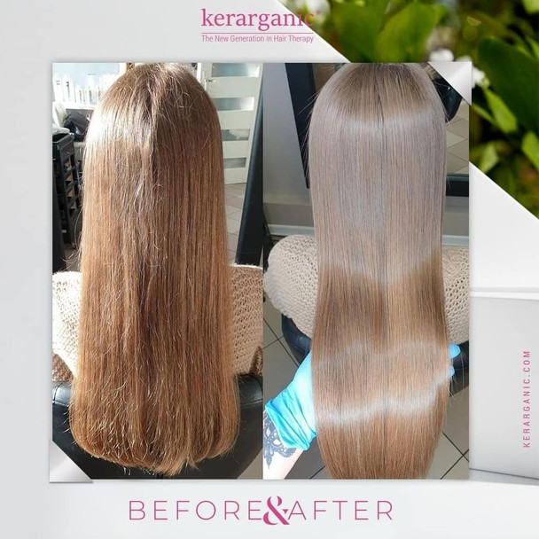 Kerarganic Fiberplasty Cationic Reconstructor Set = Step 1 + Step 2 + Step 3 (16.9Oz/ 500Ml)