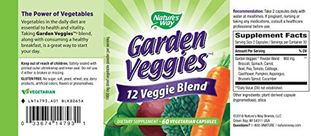 Nature's Way Garden Veggies Veggie Blend 60 Capsules