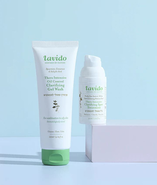 Lavido - Thera Intensive Oil Control Clarifying Gel Wash Replenish Nourish + Protect (4.05 Oz 120 Ml)