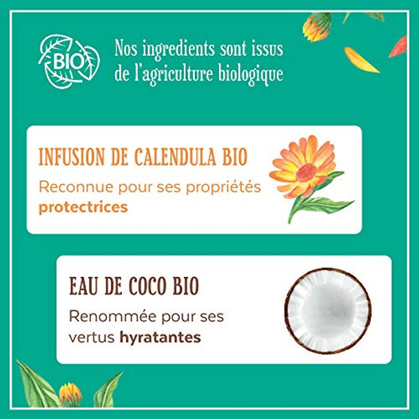 Le Petit Marseillais Après-Shampooing Hydratation Infusion Calendula/Eau De Coco Calendula/Coconut Water Infusion Hydration Conditioner