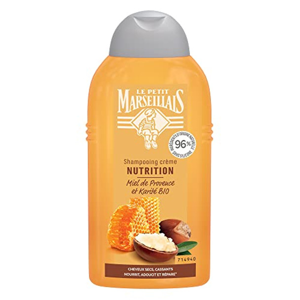 Le Petit Marseillais Nourishing Shampoo Dry Damaged And Brittle Hair Organic Provence Honey & Organic Shea Butter