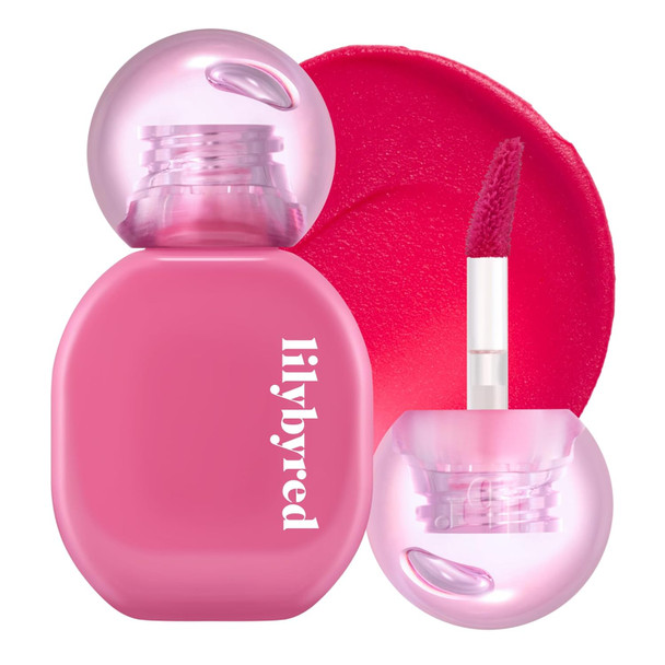 Lilybyred Balming Dewy Tint Korean Semi-Glow Lip Stain Velvet To Soft Glow Texture Sheer Buildable Color Moisturizing & Lightweight Natural Flush Look Non-Sticky 0.21 Oz. (01 Lowkey Peach)