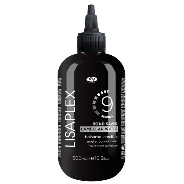 Lisaplex Lamellar Water – Works In Just 9 Seconds – Detangling Frizz-Reducing Repairing – Improves Softness And Shine – Reduces Blowdrying Time (8.45 Oz)