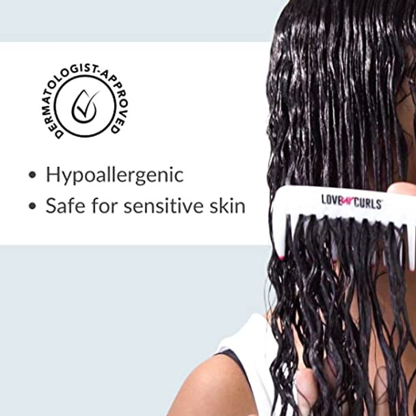 Love Ur Curls - Hydrating And Detangling Conditioner For Curly Wavy Kinky-Coily Hair 8.5Oz (Or 250Ml) - Silicone For Moisturizing Soft Smooth Curls