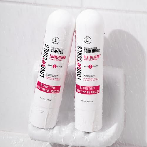 Love Ur Curls Shampoo And Conditioner Moisturizing And Scalp Cleansing For Curly Wavy Or Kinky Coily Hair Vegan And Silicone