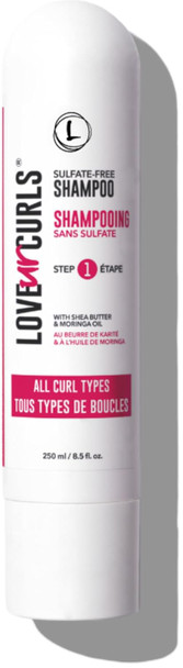 Love Ur Curls Shampoo For Curly Wavy Kinky Coily Hair 8.5 Oz - Sulfate Gentle Moisturizing Shampoo - Hair Care Products For Soft Smooth Curl Definition