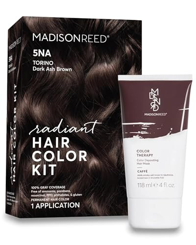 Madison Reed Radiant Refresh Hair Color Bundle - Radiant Hair Color Kit In Torino Brown - 5Na And Color Therapy In Caffe