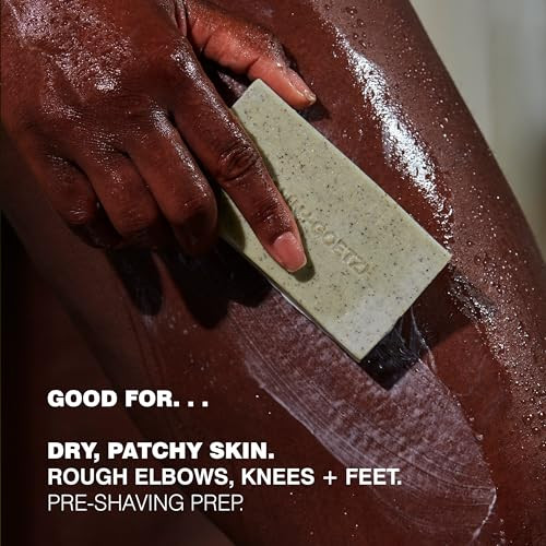 Malin+Goetz Mandelic Acid Exfoliating Bar Triple-Milled Exfoliating + Cleansing Bar Mandelic Acid Lactic Acid Pumice + Eucalyptus Smooths Softens + Brightens Skin Vegan + Cruelty-(5 Oz)