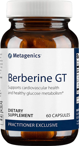 Metagenics Berberine GT - Supports Cardiovascular Health and Healthy Glucose Metabolism | 60 Count