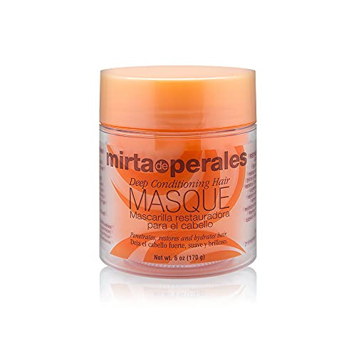 Mirta De Perales Deep Conditioning Hair Masque For Dry Damaged & Frizz-Prone Hair Restores Strength Elasticity & Shine Amino Acids & Vitamin E – Intense Hydration Repair & Protection