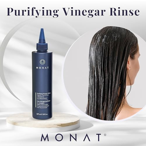 Monat Purifying Vinegar Rinse - Nourishing Moisturizing Elixir For Shiny Soft Smooth And Lustrous Hair
